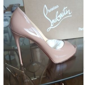 Nude Very Prive 120 Patent Pumps